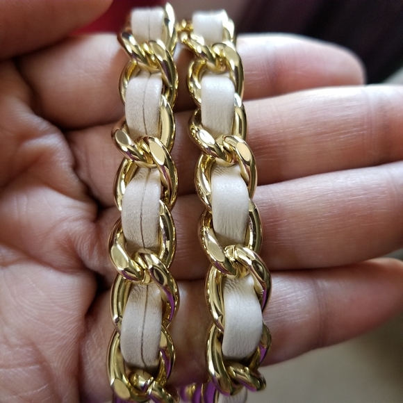 TORY BURCH LEATHER AND CHAIN BELT (NWT) - Picture 6 of 8